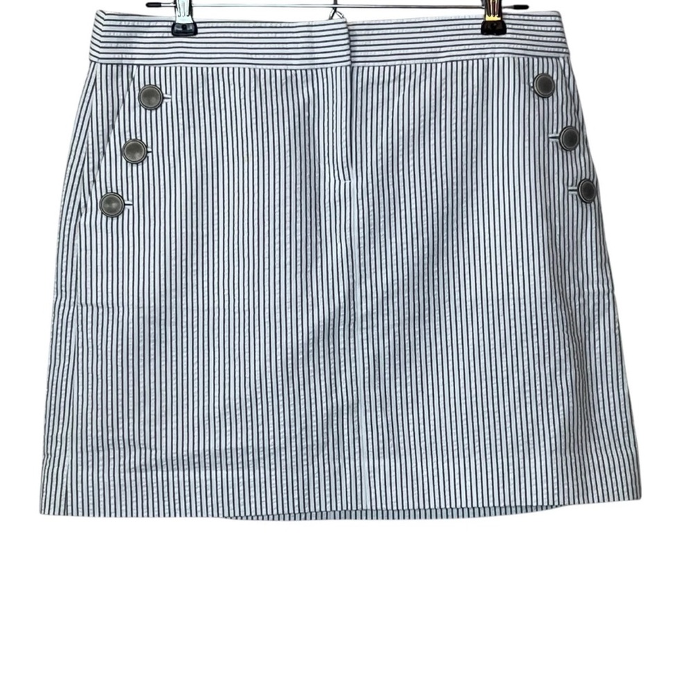 J.Crew Factory Seersucker Mini Skirt